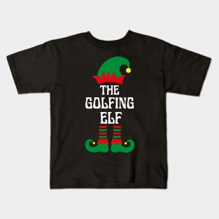 THE GOLFING ELF Kids T-Shirt